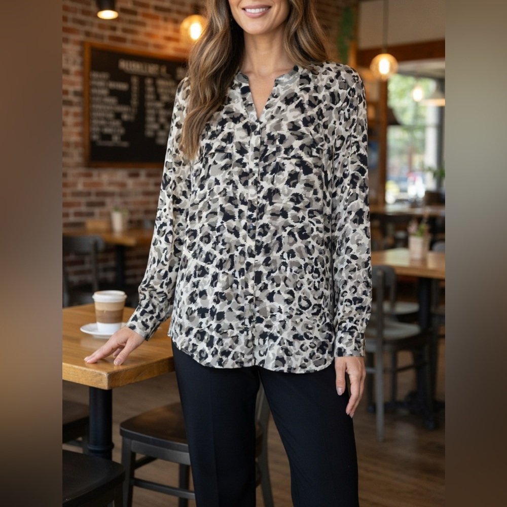 Jones New York Blouse Sz Large